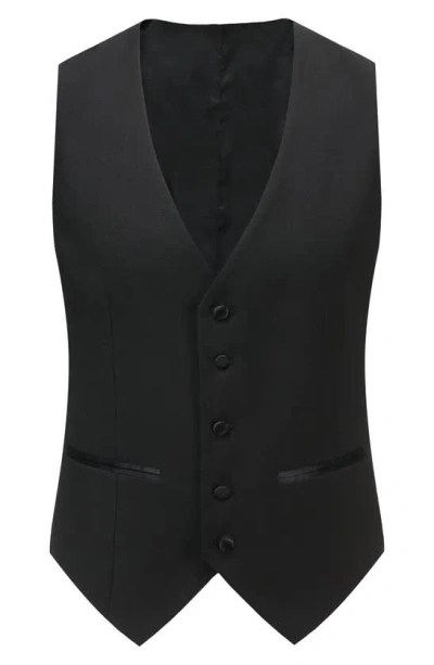 Shop Gino Vitale Premium Slim Fit 3-piece Tuxedo In Black
