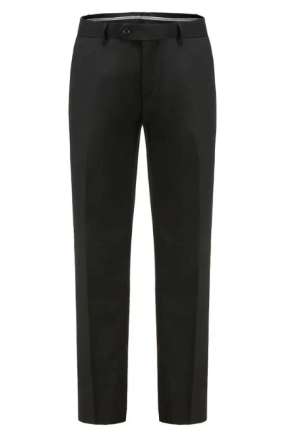 Gino Vitale Premium Slim Fit 3-piece Suit In Black