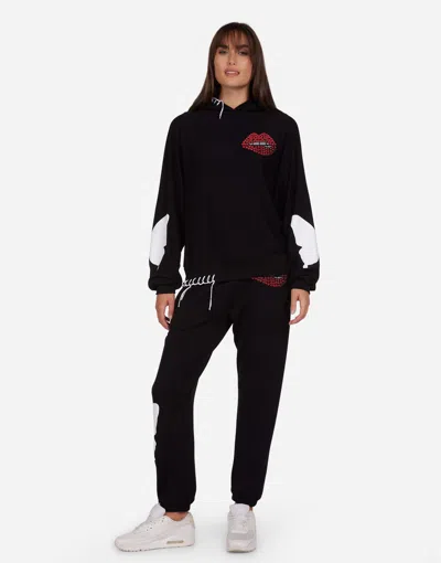 Lauren Moshi Chantria Elements Biting Lip In Black