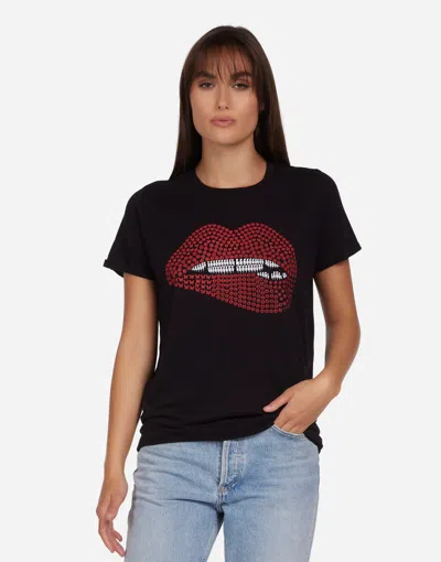 Lauren Moshi Edda Elements Biting Lip In Black
