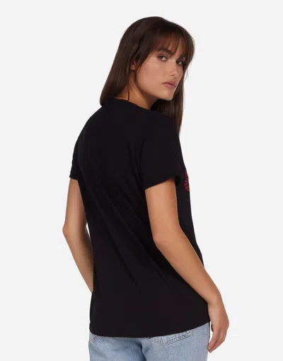 Lauren Moshi Edda Elements Biting Lip In Black