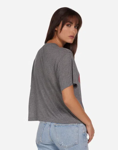 Lauren Moshi Linnea Elements Biting Lip In Heather Grey