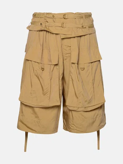 Shop Isabel Marant 'heidi' Beige Modal Shorts