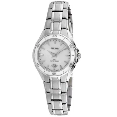 Shop Pulsar Classic Quartz White Dial Ladies Watch Pxt895