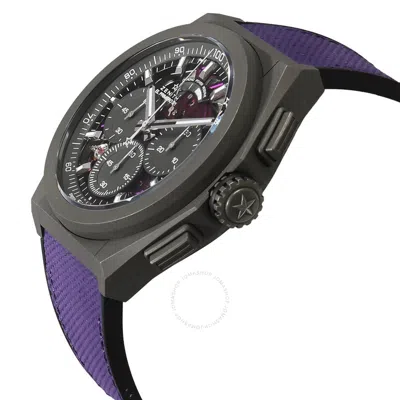 Shop Zenith El Primero Chronograph Automatic Men's Watch 97.9001.9004/80.r922 In Black / Purple