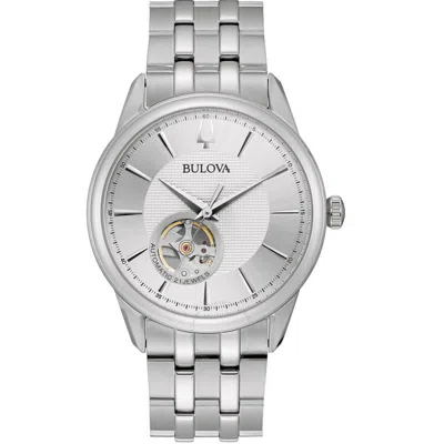 Shop Bulova Classic Quartz Silver Dial Men's Watch 96a243