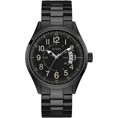 Shop Guess Classic Quartz Black Dial Men's Watch W1245g3