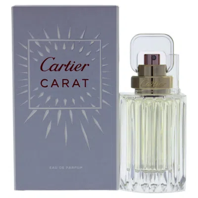 Shop Cartier Ladies Carat Edp Spray 1.6 oz Fragrances 3432240502193 In Green / White
