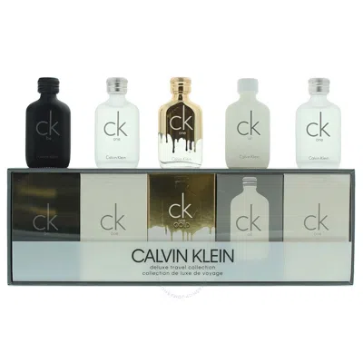 Shop Calvin Klein Unisex Mini  Variety Pack Gift Set Fragrances In Gold