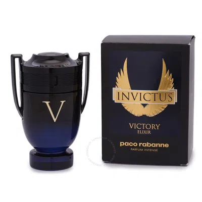Rabanne Paco  Men's Invictus Victory Elixir Parfum 3.4oz Fragrances 3349668614523 In Black