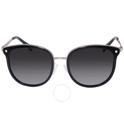 Shop Michael Kors Adrianna Dark Grey Gradient Teacup Ladies Sunglasses Mk1099b 30058g 54 In Black / Dark / Grey