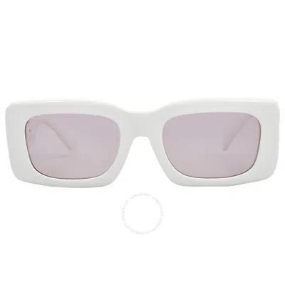 Shop Versace Pink Rectangular Ladies Sunglasses Ve4444u 314/5 54
