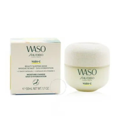 Shop Shiseido Ladies Waso Yuzu-c Beauty Sleeping Mask 1.7 oz Skin Care 768614178798 In Yellow