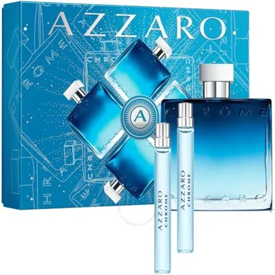 Shop Azzaro Chrome  Eau De Parfum /  Set (m) 3614273874465 In Chrome / Green
