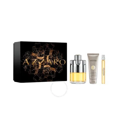 Shop Azzaro Men's  Wanted Gift Set Fragrances 3614274101454 In N/a