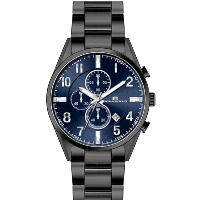 Shop Oceanaut Escapade Chronograph Quartz Blue Dial Men's Watch Oc5859 In Black / Blue