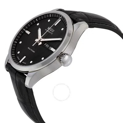 Shop Mido Multifort Automatic Black Dial Men's Watch M0054301603181