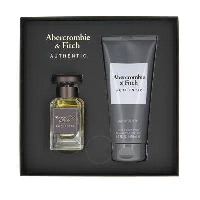 Shop Abercrombie & Fitch Abercrombie And Fitch Men's Authentic Gift Set Fragrances 0085715165671 In Pink
