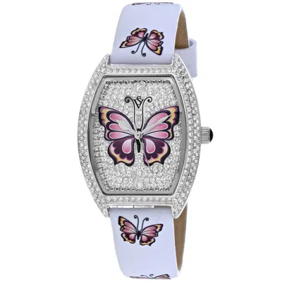 Shop Christian Van Sant Papillon Silver-tone Dial Ladies Watch Cv4871 In Silver / White