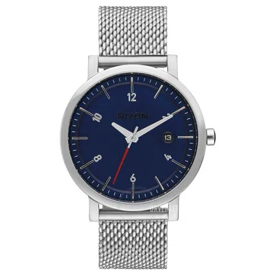 Shop Nixon Classic Quartz Blue Dial Men's Watch A108-7307