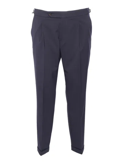 Shop Montecore Elegant Blue Trousers
