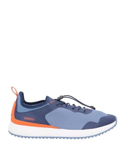 Shop Swims Man Sneakers Slate Blue Size 9 Textile Fibers, Rubber