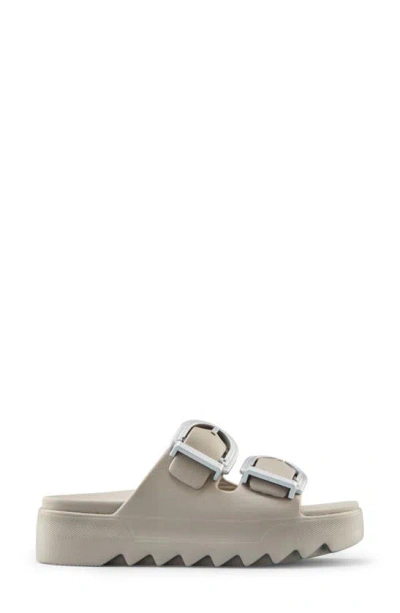 Shop Cougar Piknik Waterproof Platform Slide Sandal In Dove