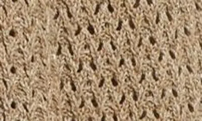 Eleventy Metallic Chunky Knit Cardigan In Sand