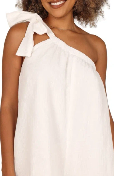 Petal And Pup Petal & Pup Miffy One-shoulder Cotton Romper In White