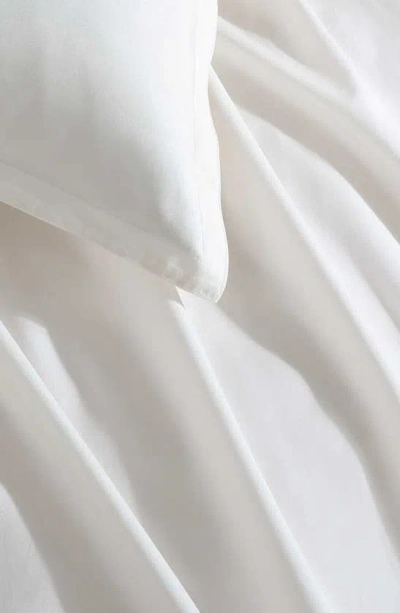 Shop Calvin Klein Reversible Cotton Blend Duvet Cover & Shams Set In White
