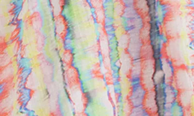 Shop Allsaints Lina Melissa Tie Dye Organic Cotton Cover-up Dress In Rainbow Multi