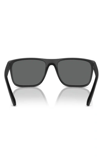 Shop Scuderia Ferrari 59mm Square Sunglasses In Matte Black