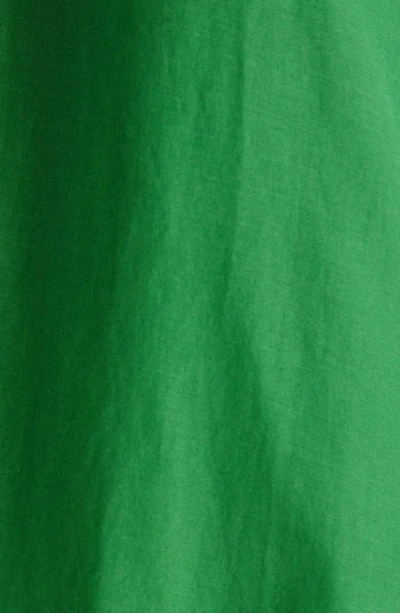 Shop Xirena Drue Cotton & Silk Maxi Halter Dress In Jade Gem