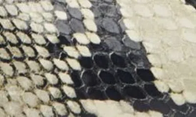 Shop Khaite River Snakeskin Embossed Pointed Toe Slingback Pump In Natural
