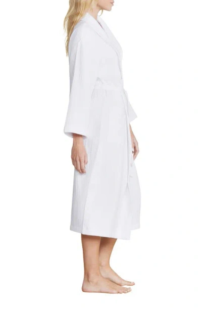 Shop Barefoot Dreams Cotton Muslin Spa Robe In Sea Salt