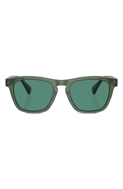 Shop Oliver Peoples X Roger Federer 51mm Pillow Sunglasses In Green