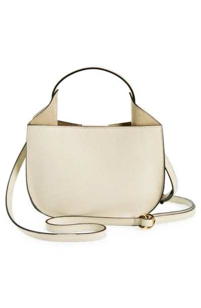 Shop Ree Projects Mini Helene Leather Hobo Bag In Beige