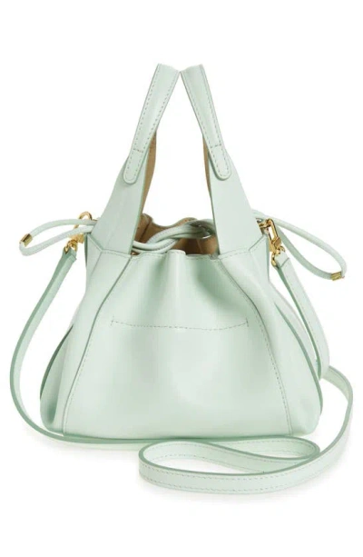 Shop Ree Projects Small Avy Leather Bucket Bag In Sheer Mint
