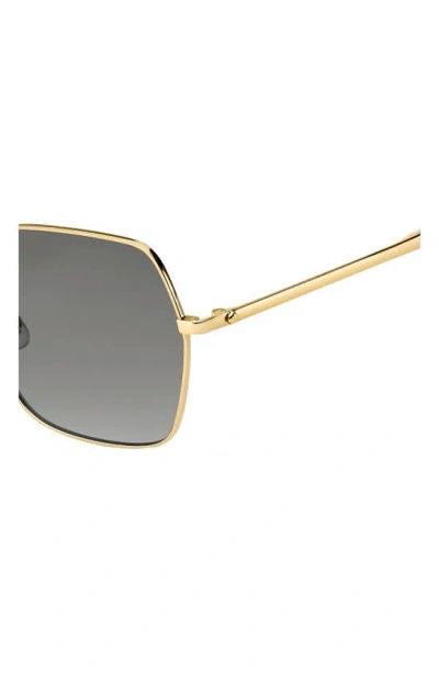 Shop Kate Spade Eloy 59mm Polarized Sunglasses In Gold
