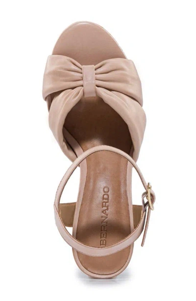 Shop Bernardo Footwear Veronika Platform Sandal In Blush