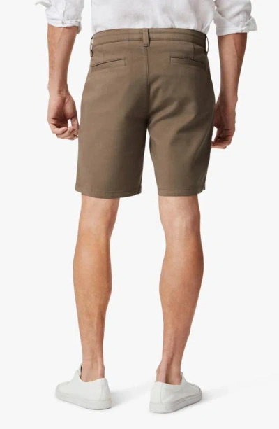 Shop 34 Heritage Arizona Slim Fit Flat Front Chino Shorts In Walnut High-flyer