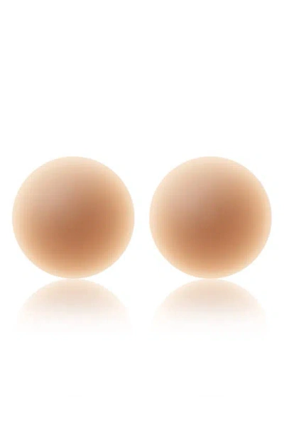 Nood No-show Reusable Round Nipple Covers In No.5 Soft Tan