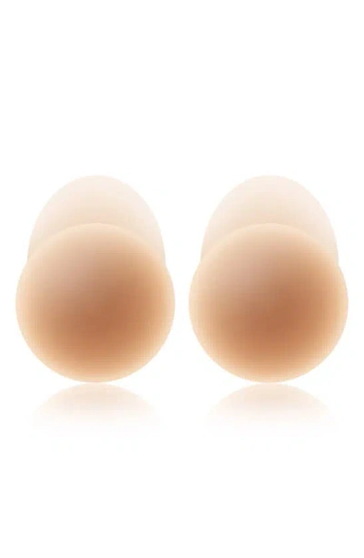 Nood No-show Extra Lift Reusable Nipple Covers In No.5 Soft Tan