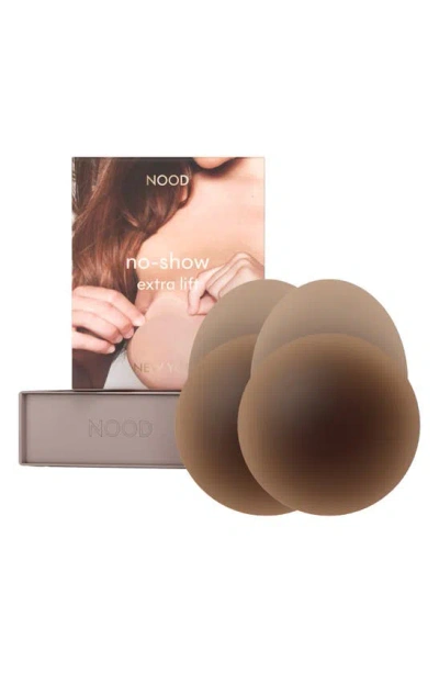 Shop Nood No-show Extra Lift Reusable Nipple Covers In No.9 Coffee