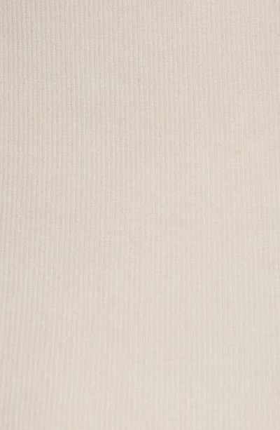 Shop Open Edit Sheer Short Sleeve Top In Ivory