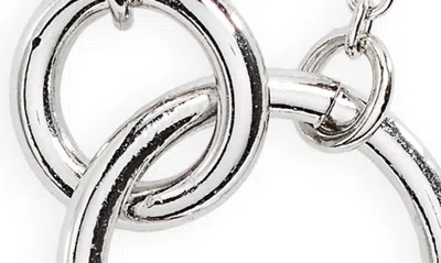 Shop Bp. Linked Circle Necklace In Silver