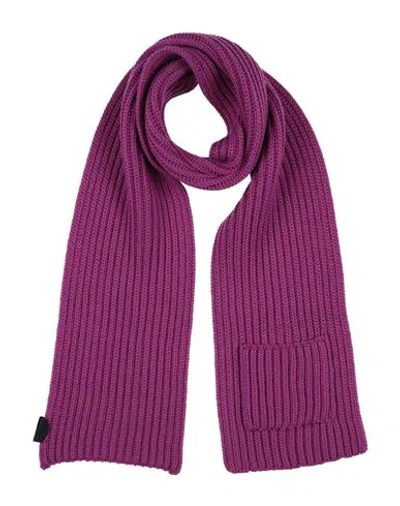Shop Etro Woman Scarf Mauve Size - Wool, Polyester In Purple