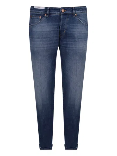 Shop Pantaloni Torino Jeans In Blue