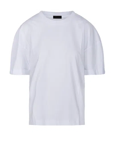 Shop Federica Tosi White Cotton T-shirt