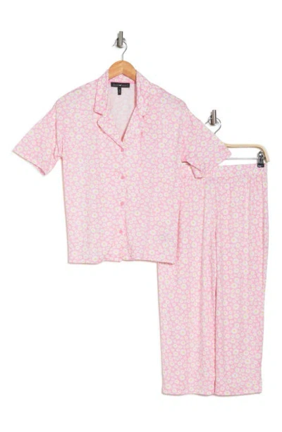 Shop Jaclyn Daisy Short Pajamas In Daisy Tacas Pri